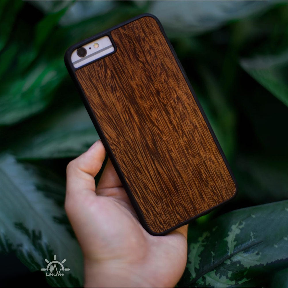 Organic Phone Case - Sucupira Wood