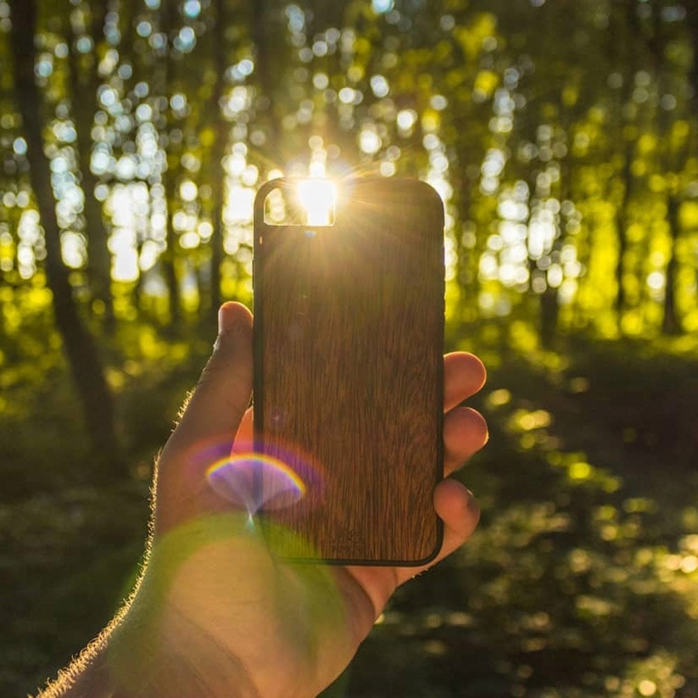 Organic Phone Case - Sucupira Wood