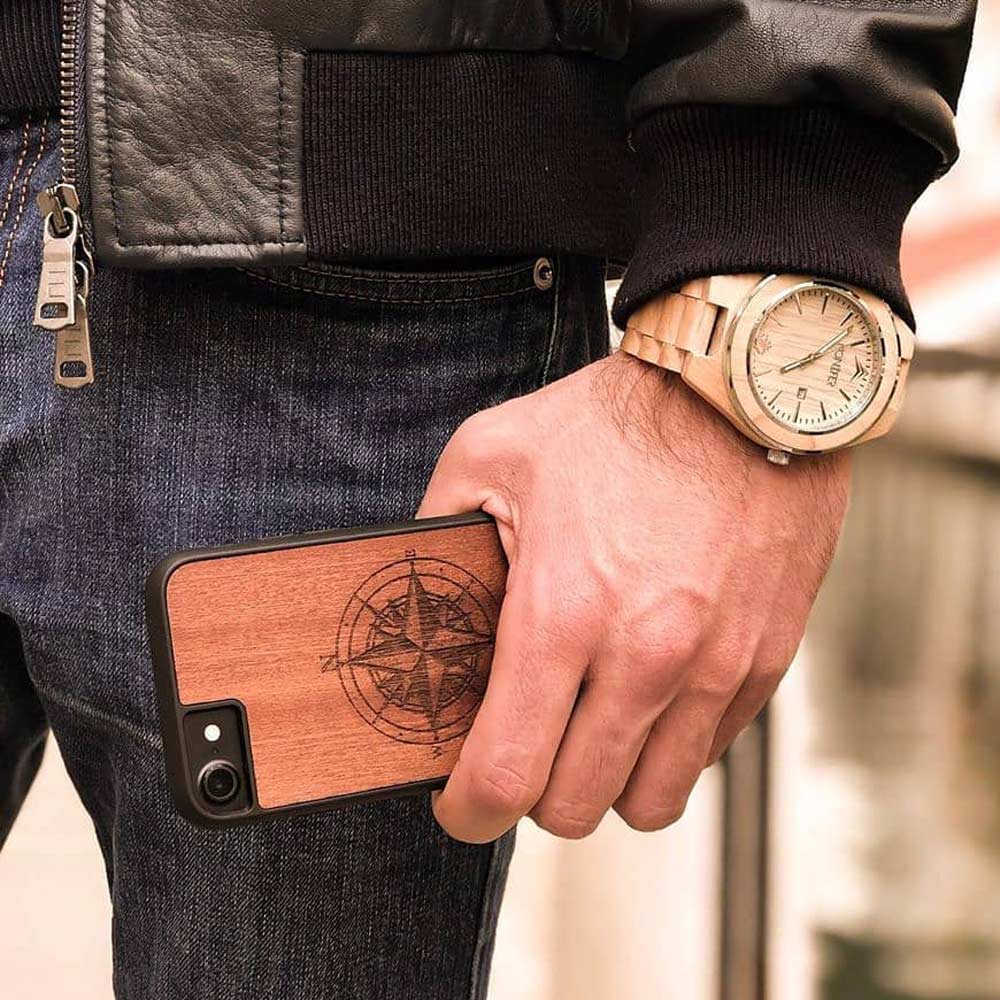 Organic Phone Case - Compass